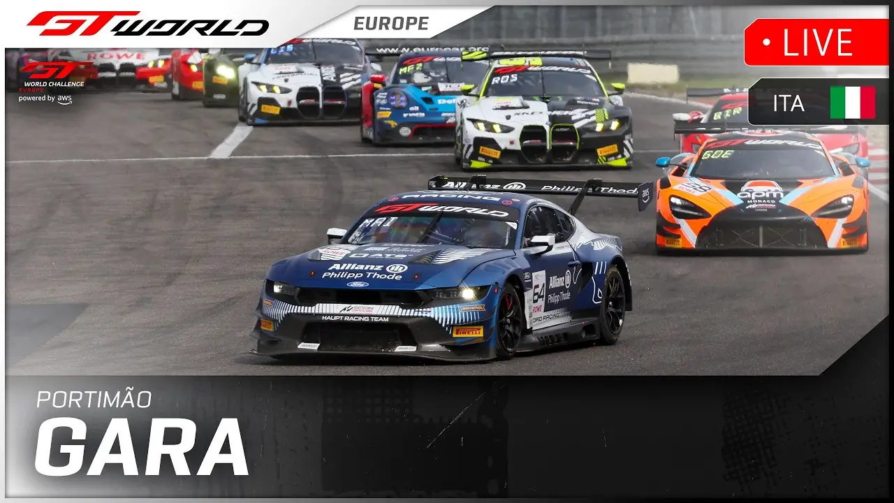 LIVE | Gara | Portimão | GT World Challenge powered by AWS 2026 (Italiano)
