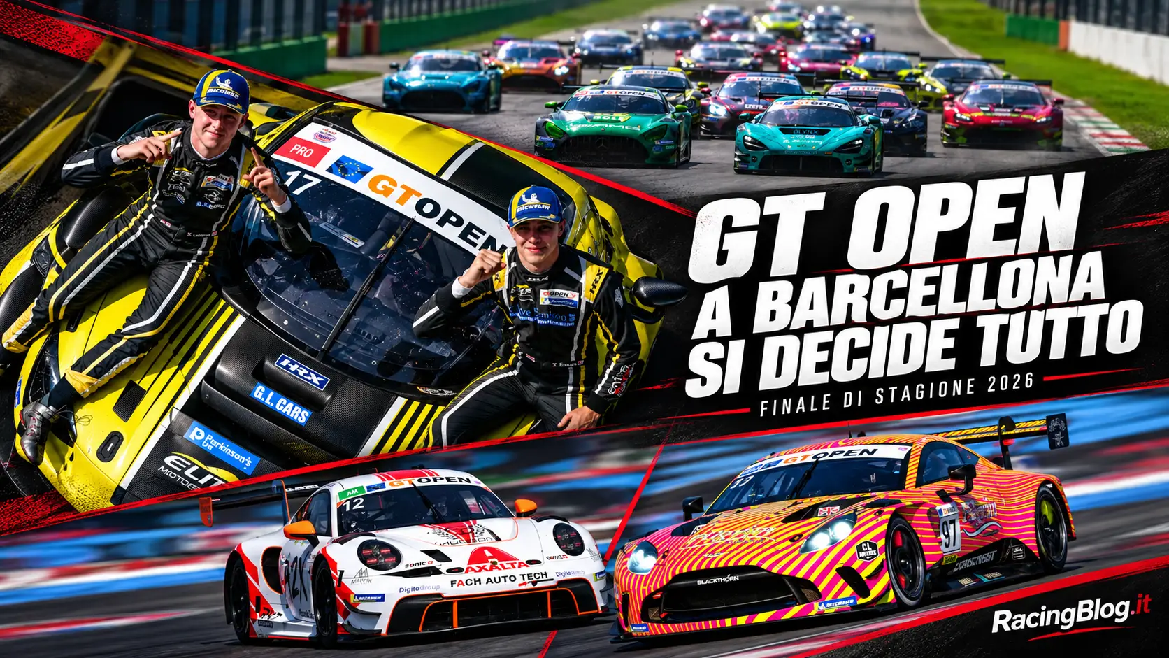 GT Open, a Barcellona si decide tutto: Ferrari difende il primato, McLaren e Porsche inseguono
