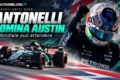 Antonelli domina Austin, Leclerc secondo: il Mondiale si decide in Messico